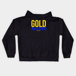 Warriors Gold Blooded 2022 Playoffs Shirt T-Shirt Kids Hoodie